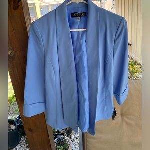 NWT Kasper suit jacket blazer 6 blue